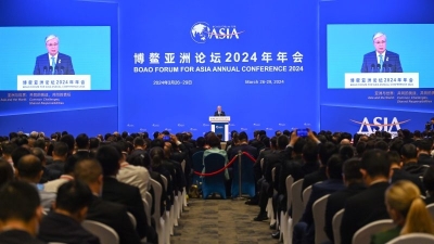In China, Kazakh President highlights Asia’s leading economic role