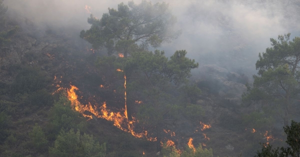 Rhodes wildfire forces mass evacuations