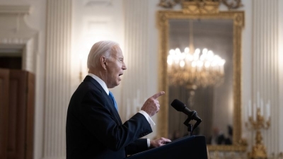 Biden blasts ‘dangerous’ Trump NATO remarks, urges Ukraine funding
